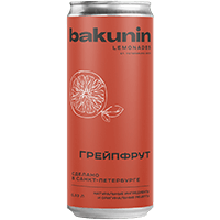 Лимонад Бакунин Грейпфрукт Лимонад Бакунин Грейпфрукт